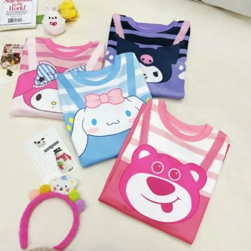Girly Heart Kawaii My Melody Anime MINISO Ins Short Sleeve Dress Cute Cinnamoroll Suspenders Skirt Clothing Gifts for Girls
Girly Heart Kawaii My Melody Anime MINISO Ins Short Sleeve Dress Cute Cinnamoroll Suspenders Skirt Clothing Gifts for Girls