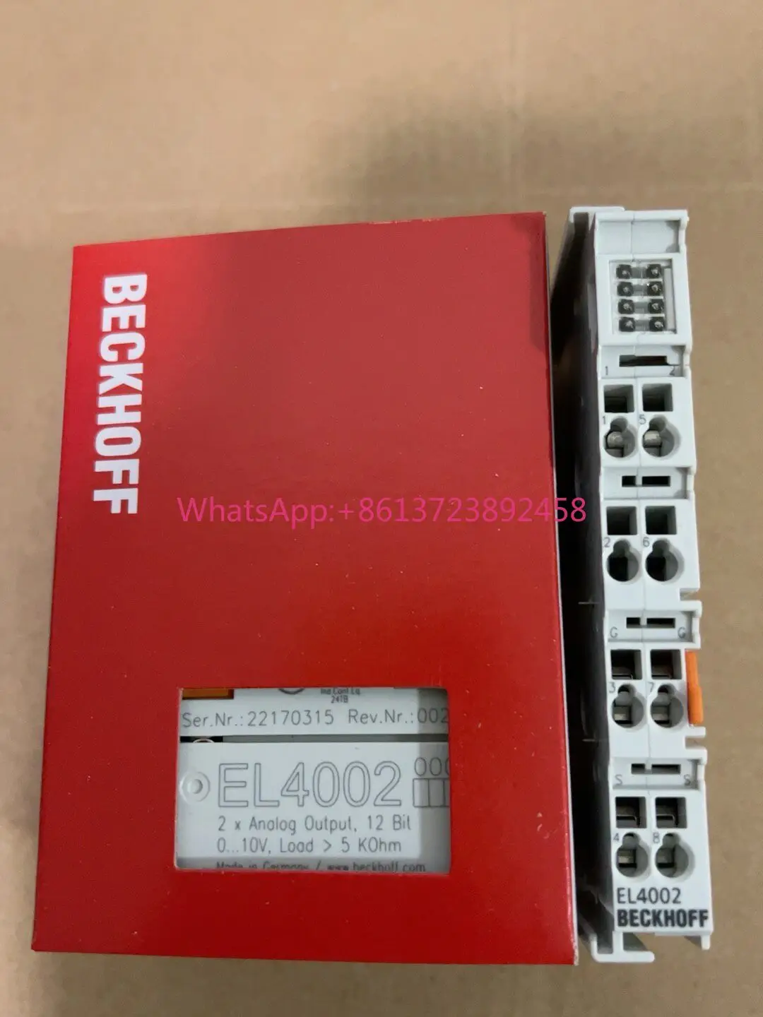 Beckhoff module EL4002 high quality
Beckhoff module EL4002 high quality