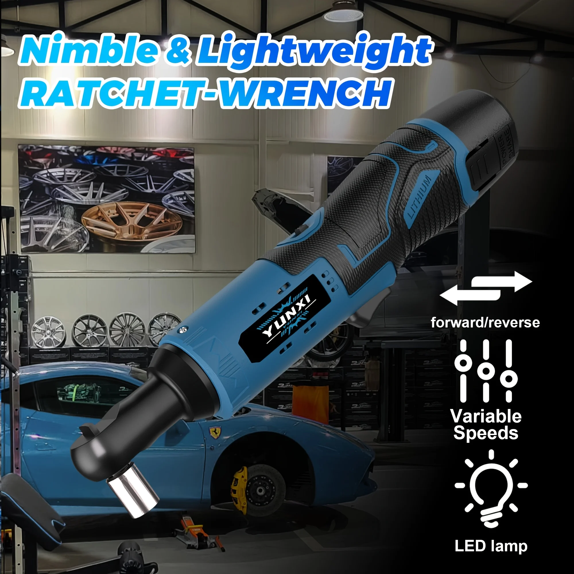Electric Ratchet Wrench, Right Angle Ratchet Wrench, Thin Handle, Electric Vehicle Maintenance Electric Wrench, Optional. This Machine Can Adapt to Lithium Batteries, Wireless Electric Wrench Sets, And Cordless Ratchet Wrenches
Electric Ratchet Wrench, Right Angle Ratchet Wrench, Thin Handle, Electric Vehicle Maintenance Electric Wrench, Optional. This Machine Can Adapt to Lithium Batteries, Wireless Electric Wrench Sets, And Cordless Ratchet Wrenches