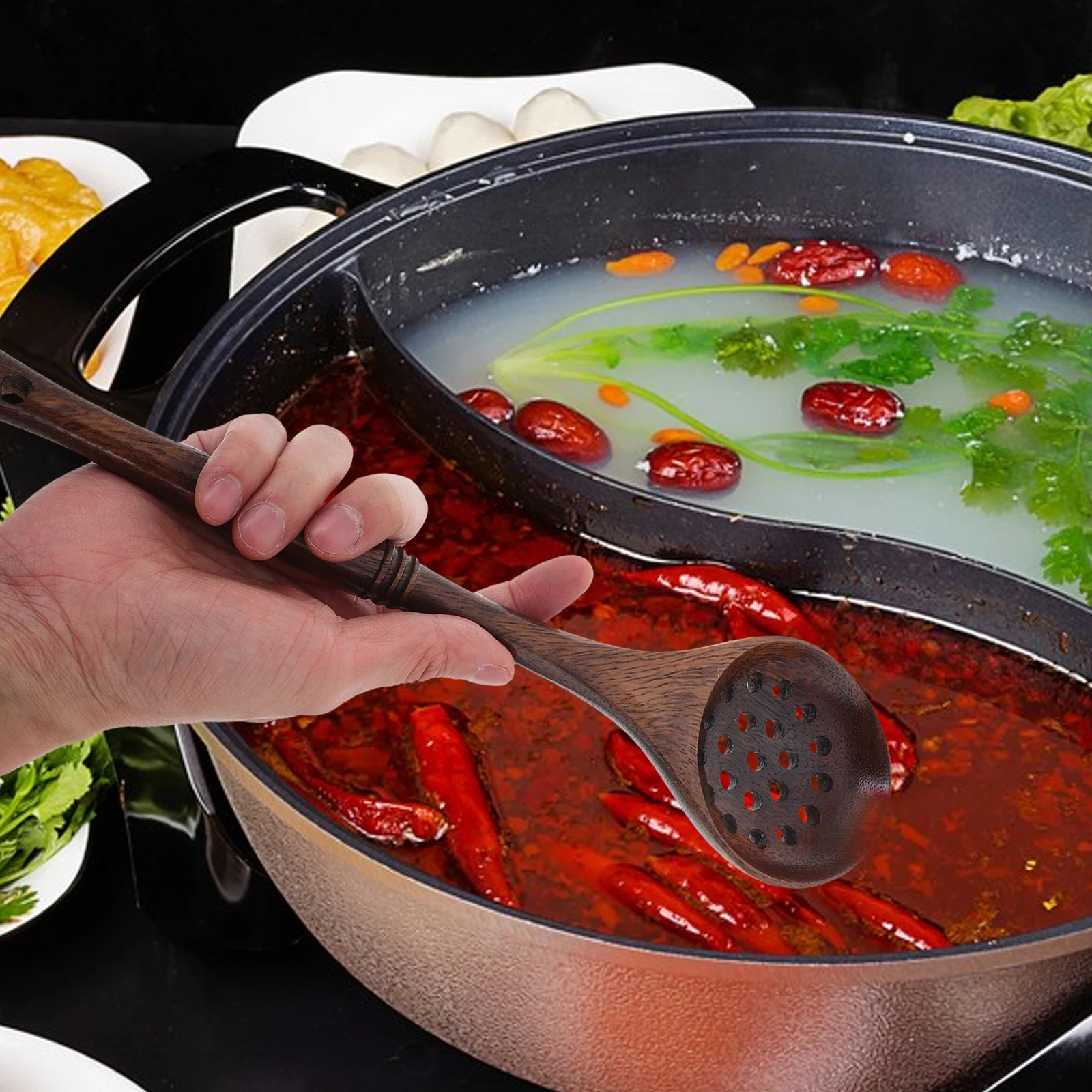 Colander Dipping Spoon Kitchenware Scoop Long Handle Mixing Spoons Cooking Spatula Ladle with Strainer
Colander Dipping Spoon Kitchenware Scoop Long Handle Mixing Spoons Cooking Spatula Ladle with Strainer