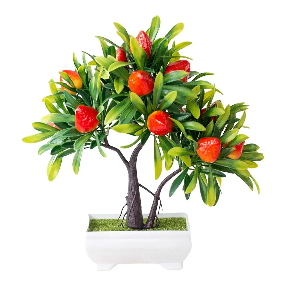 Simulation Strawberry Artificial Fruit Tree Faux Plant Decor Simulation Strawberry Tree Home Office PlasticFake Fruit Bonsai
Simulation Strawberry Artificial Fruit Tree Faux Plant Decor Simulation Strawberry Tree Home Office PlasticFake Fruit Bonsai