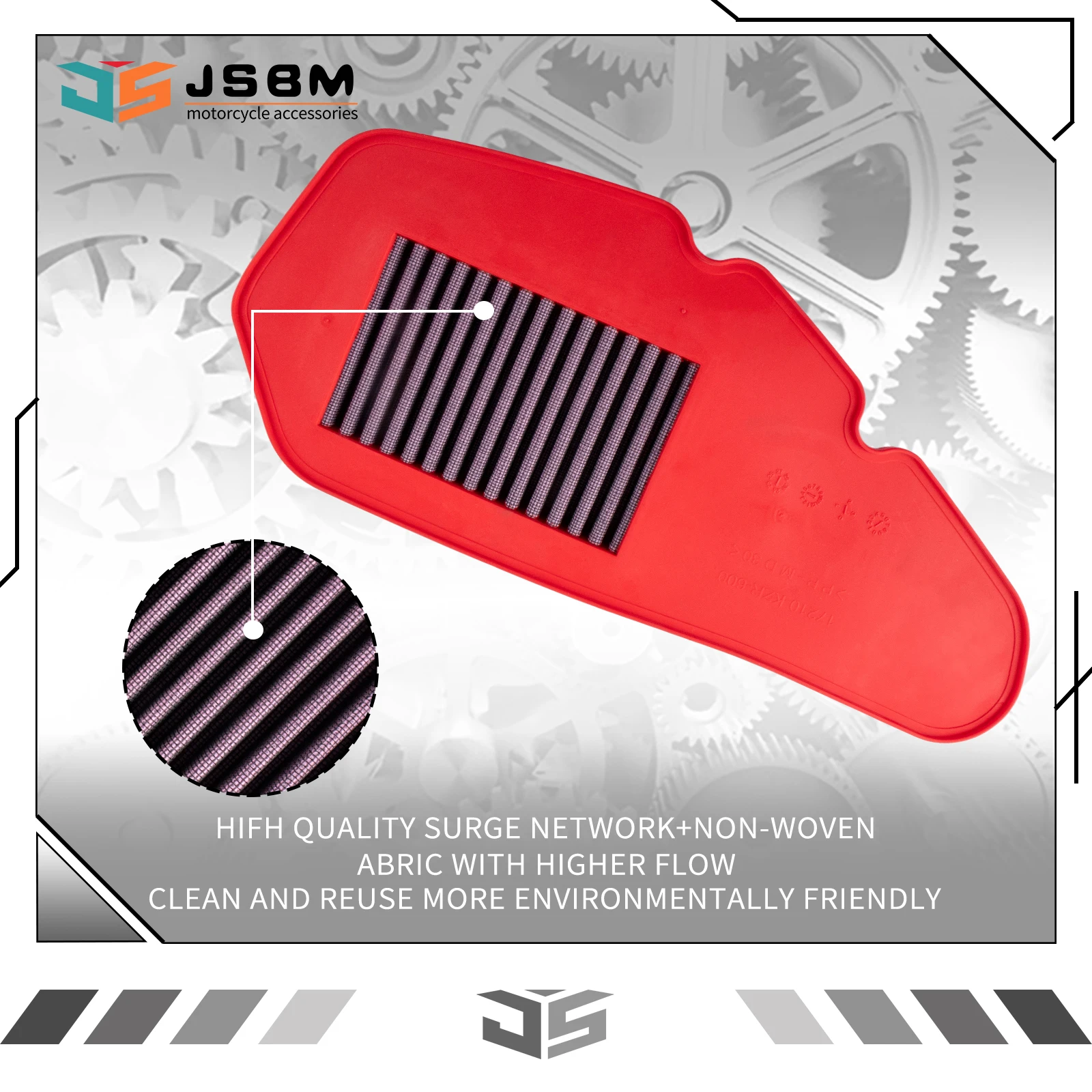 JSBM Motorcycle Accessories High Flow Air Filter For HONDA PCX125 WW125 PCX150 CLICK 125i PCX 150 WW VARIO 125 AIR BLADE 125
JSBM Motorcycle Accessories High Flow Air Filter For HONDA PCX125 WW125 PCX150 CLICK 125i PCX 150 WW VARIO 125 AIR BLADE 125