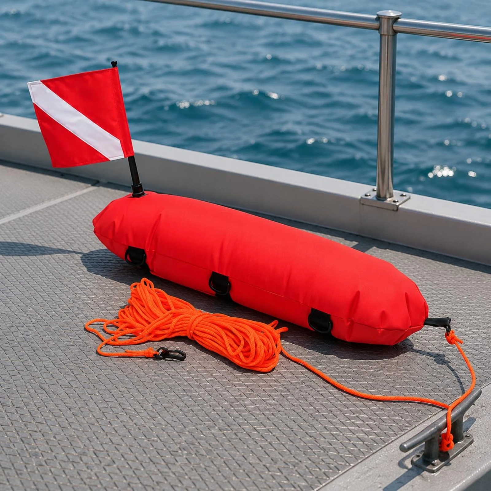 Freediving Surface Marker Buoy Long-Lasting Nylon Surface Marker Buoy Dive Buoy with Flag Portable Water Sports Gear for Ocean
Freediving Surface Marker Buoy Long-Lasting Nylon Surface Marker Buoy Dive Buoy with Flag Portable Water Sports Gear for Ocean