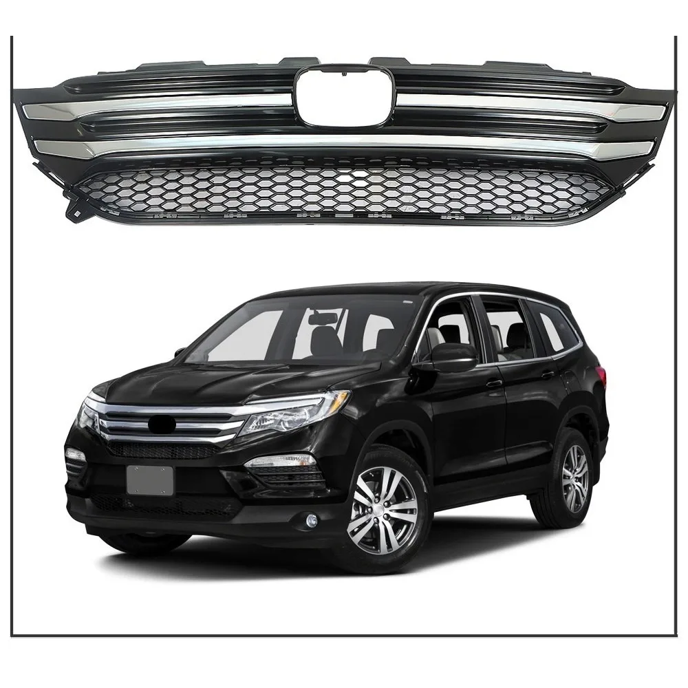 For Honda Pilot 2016 2017 2018 Front Upper Grille W/Chrome Trim Molding Assembly
For Honda Pilot 2016 2017 2018 Front Upper Grille W/Chrome Trim Molding Assembly