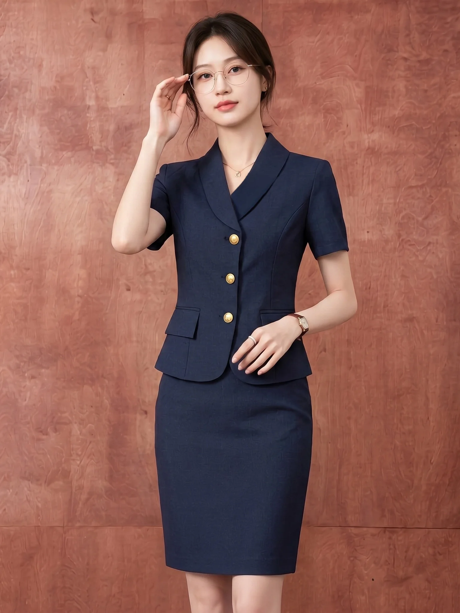 Summer New Style Women's Short Sleeve Professional Suit Set Slim Fit Fashionable Commute Workwear Elegant Goddess Style
Summer New Style Women's Short Sleeve Professional Suit Set Slim Fit Fashionable Commute Workwear Elegant Goddess Style