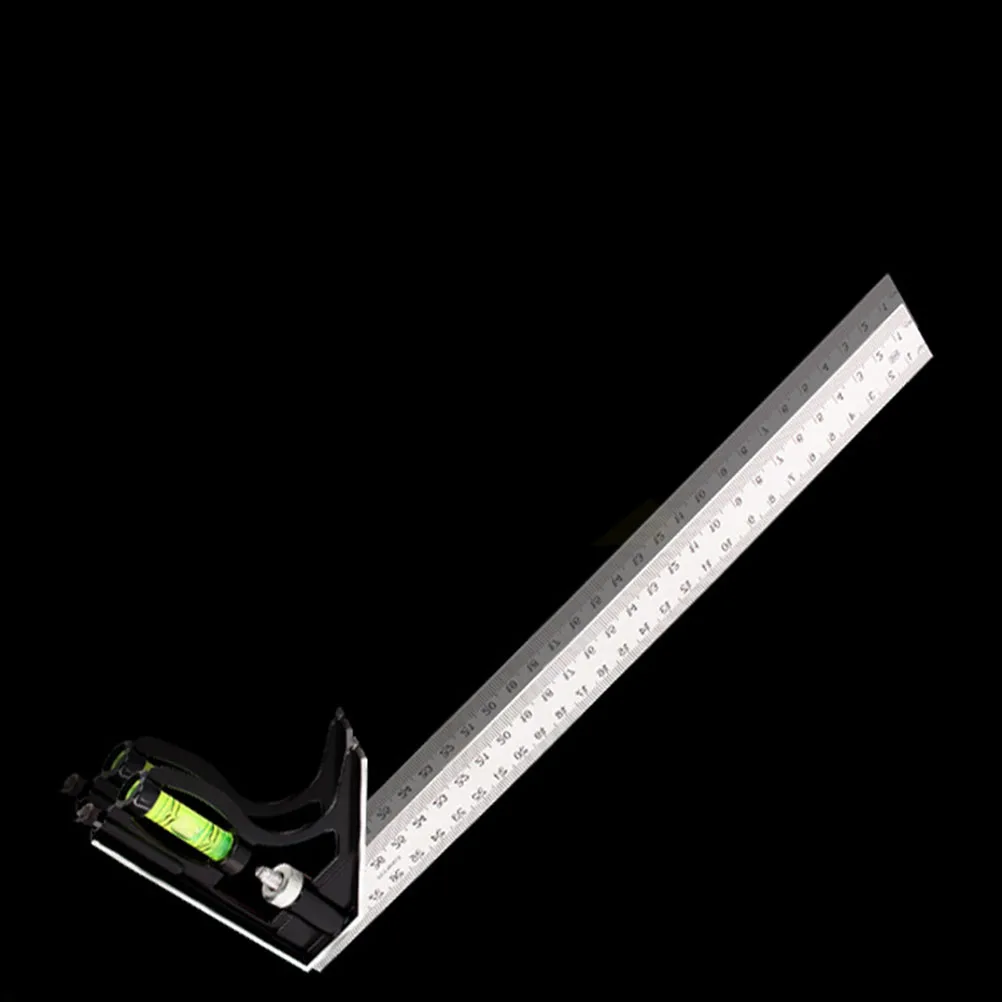 Adjustable 30Cm Stainless Steel Angle Ruler Set Rustproof Durable Measuring Tool Precise Level Scriber Steady Cast Metal Stock
Adjustable 30Cm Stainless Steel Angle Ruler Set Rustproof Durable Measuring Tool Precise Level Scriber Steady Cast Metal Stock