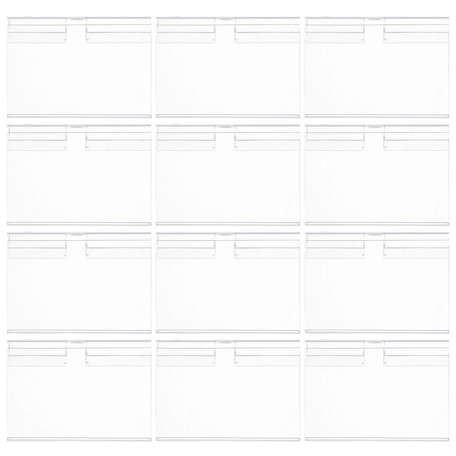 60 Pcs Tag Price Label Clip Plastic Holder Bracket Transparent Supermarket Holders Display Portable Office
60 Pcs Tag Price Label Clip Plastic Holder Bracket Transparent Supermarket Holders Display Portable Office
