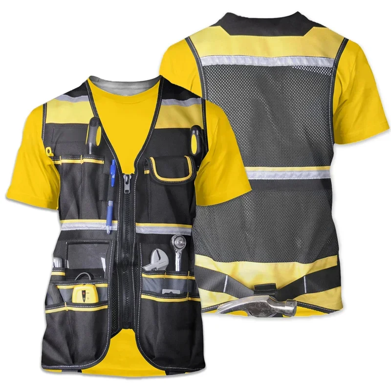 Summer Fashion Firefighter Role-playing Short Sleeved Round Neck 3D Printed T-shirt Casual and Fun Street Wear Oversized Top 6XL
Summer Fashion Firefighter Role-playing Short Sleeved Round Neck 3D Printed T-shirt Casual and Fun Street Wear Oversized Top 6XL