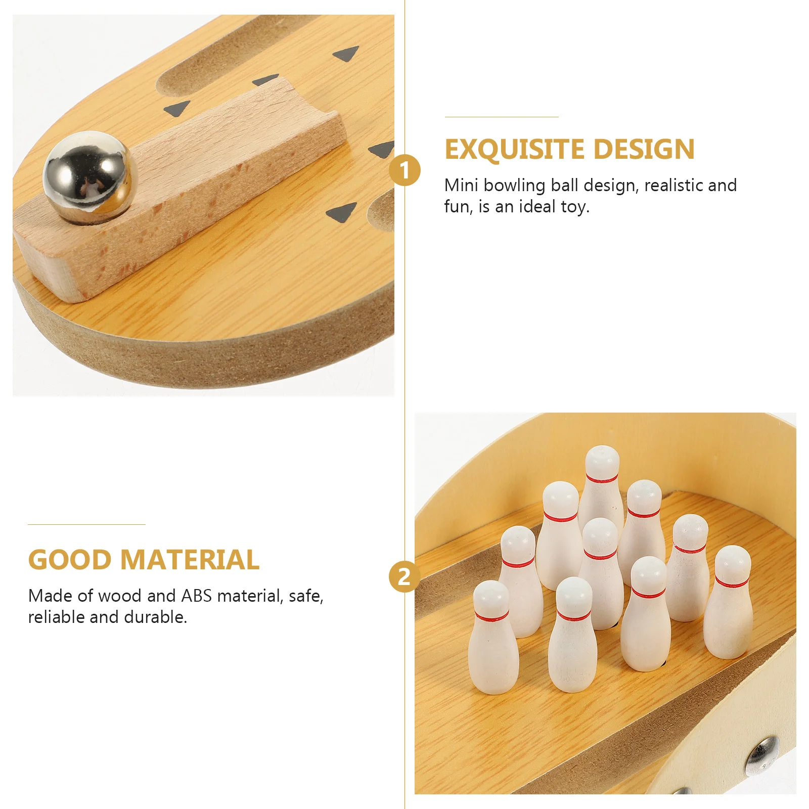 1Set Mini Bowling Set Desktop Wooden Puzzle Game for Elderly and Children Fine Motor Skills Development Table Game for Family
1Set Mini Bowling Set Desktop Wooden Puzzle Game for Elderly and Children Fine Motor Skills Development Table Game for Family