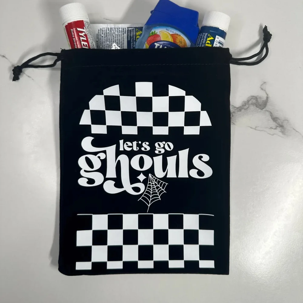5pcs 5x7in Let's Go Ghouls Custom Bachelorette Bag Halloween Bridal Party Gifts Wedding Favors & Bachelorette Party Supplies
5pcs 5x7in Let's Go Ghouls Custom Bachelorette Bag Halloween Bridal Party Gifts Wedding Favors & Bachelorette Party Supplies