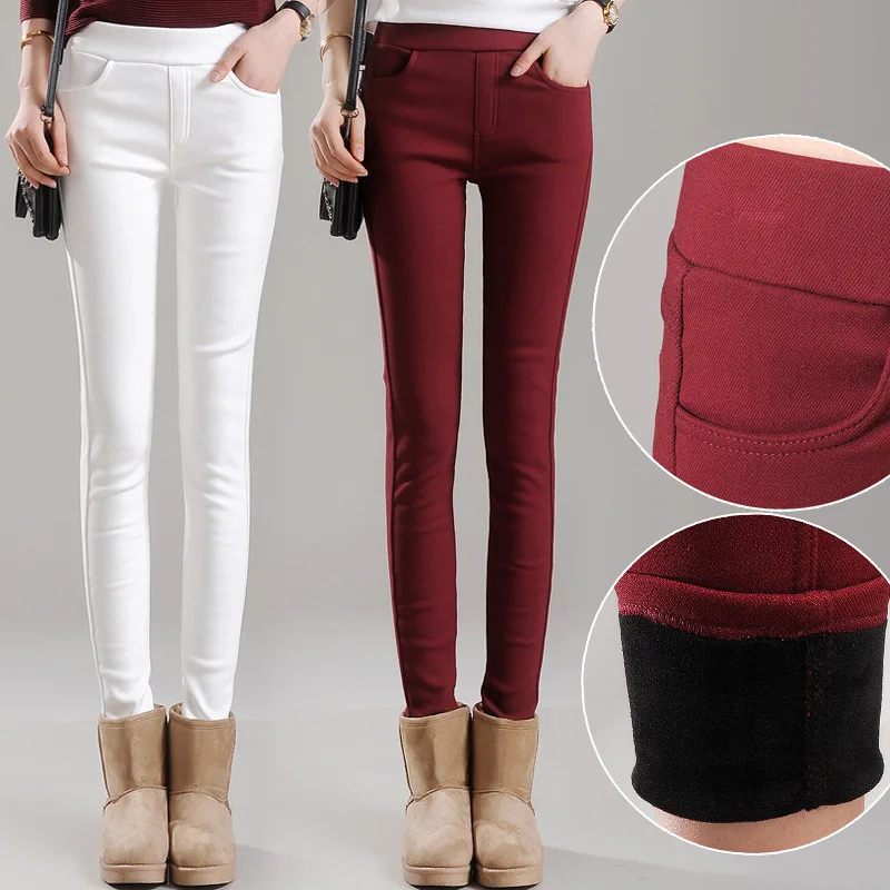 High Waist Fleece Lined Thickened Women's Leggings Korean Style Tight Fit Black Long Pants Autumn Winter plus Size Bottoms
High Waist Fleece Lined Thickened Women's Leggings Korean Style Tight Fit Black Long Pants Autumn Winter plus Size Bottoms