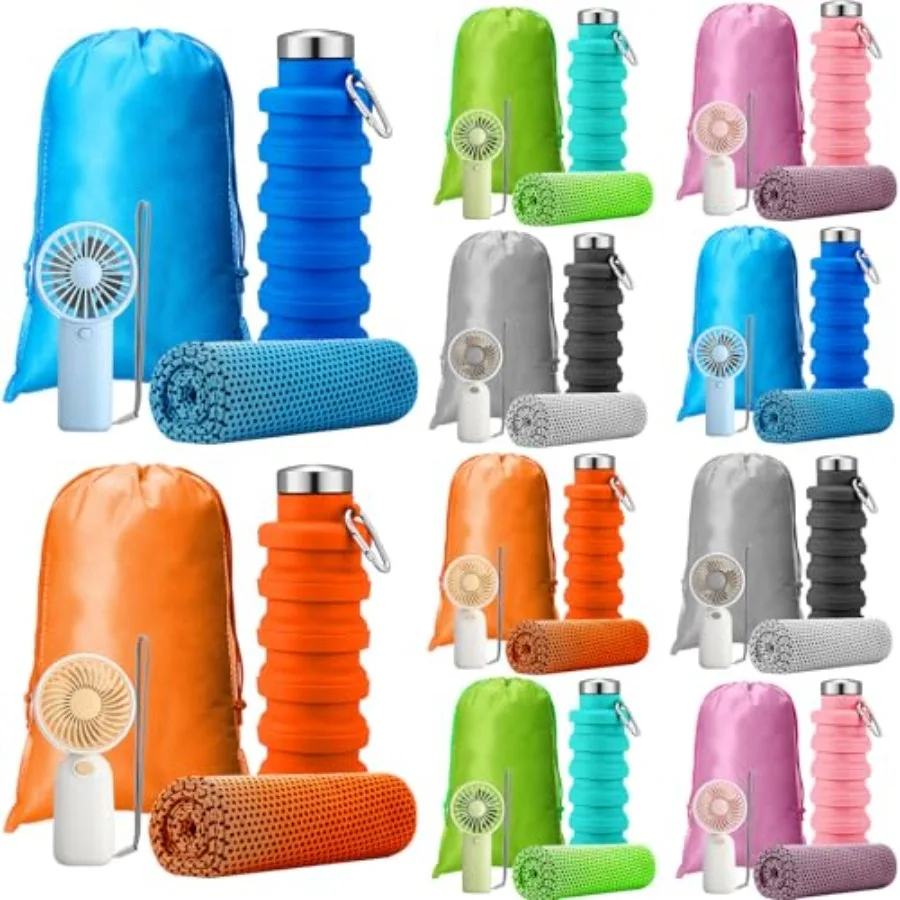 10 Set Theme Park Necessities Cruise Ship Accessory Kit Collapsible Water Bottle Cooling Towel Fan Drawstring Bag for Summer Am
10 Set Theme Park Necessities Cruise Ship Accessory Kit Collapsible Water Bottle Cooling Towel Fan Drawstring Bag for Summer Am