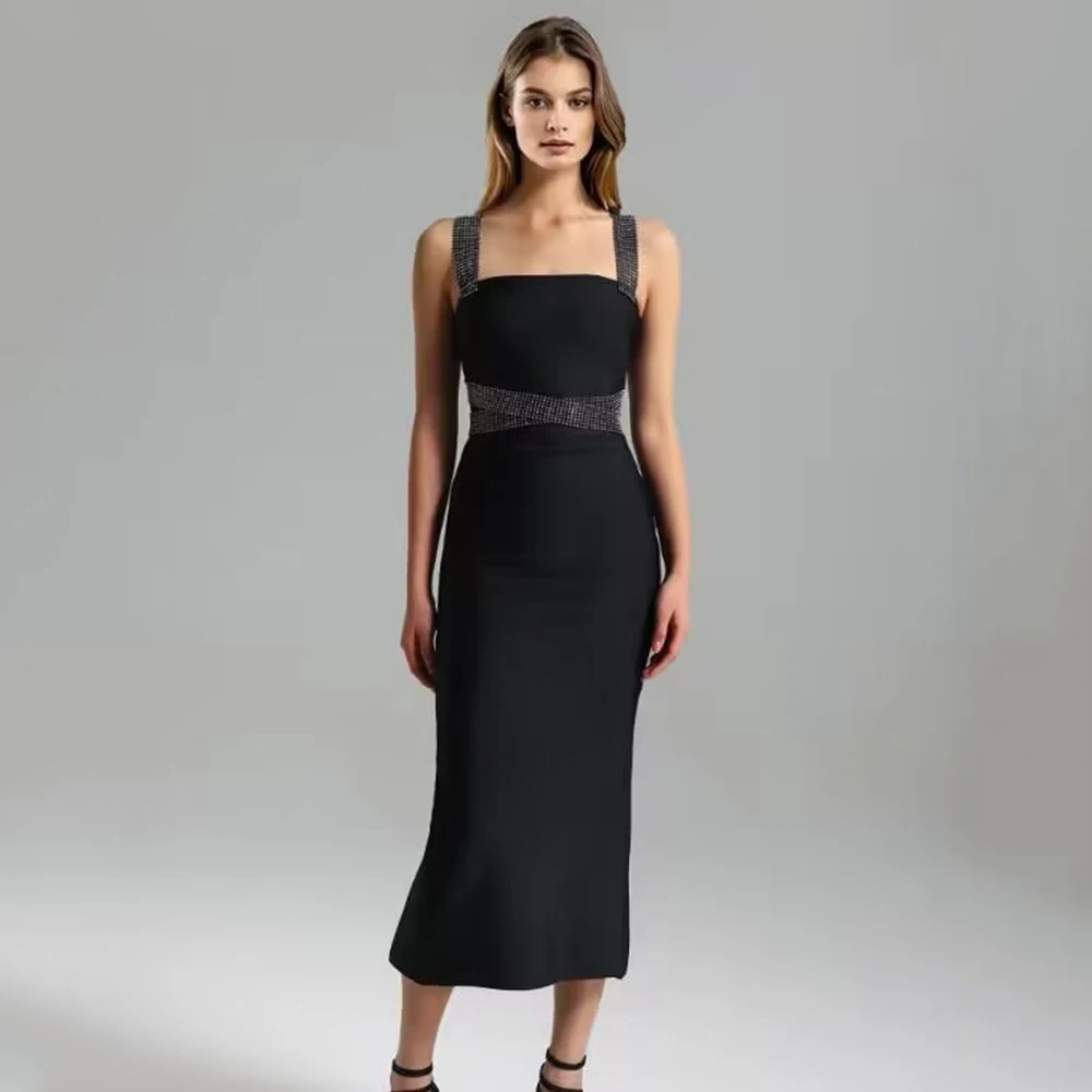 Sexy Beading Women Bandage Dress 2024 New Bodycon Sleevelesss Clothes Club Party Midi Dresses
Sexy Beading Women Bandage Dress 2024 New Bodycon Sleevelesss Clothes Club Party Midi Dresses