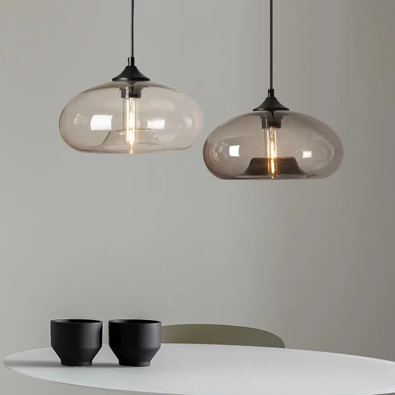 Modern Glass Colorful Pendant Lights for Restaurant Bar Shop Vintage Indoor Pendant Lamps Decoration Lighting LED Hang lamp
Modern Glass Colorful Pendant Lights for Restaurant Bar Shop Vintage Indoor Pendant Lamps Decoration Lighting LED Hang lamp