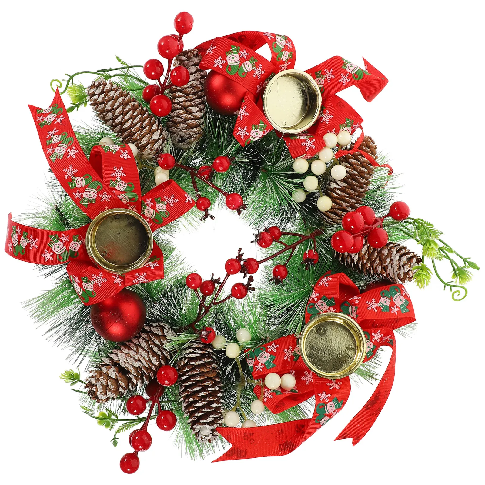 Christmas C Plastic Red Ball Cloud Pine Xmas Wreath C Tealight Holder nament Christmas Decor Door Hanging
Christmas C Plastic Red Ball Cloud Pine Xmas Wreath C Tealight Holder nament Christmas Decor Door Hanging