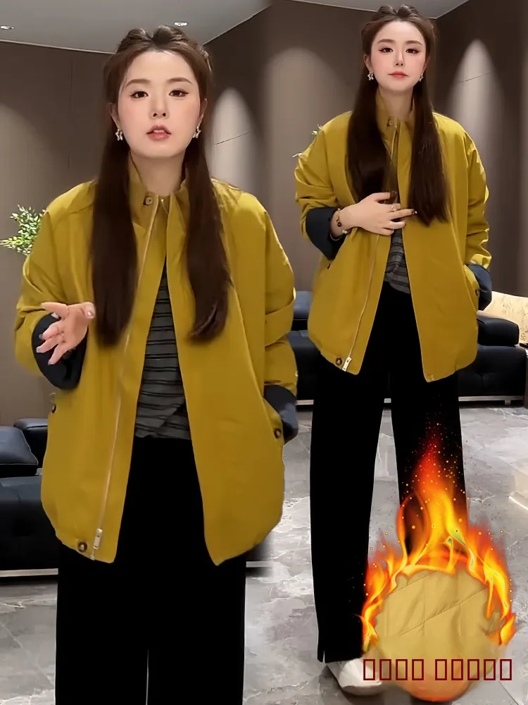 Warm Fce Lined ort Women's Jaet Commute Outerwear Coat Casual Loose Fit Winter New Sle Commuter Large Size Jaet
Warm Fce Lined ort Women's Jaet Commute Outerwear Coat Casual Loose Fit Winter New Sle Commuter Large Size Jaet