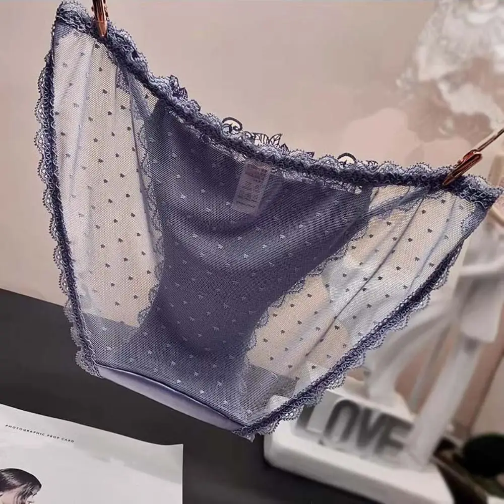 Ultra Thin Satin Lace Panties Thin Belt Low Waist Lace Flower Underpants Triangle Pants Female Lingerie Ice Silk Briefs Girls
Ultra Thin Satin Lace Panties Thin Belt Low Waist Lace Flower Underpants Triangle Pants Female Lingerie Ice Silk Briefs Girls