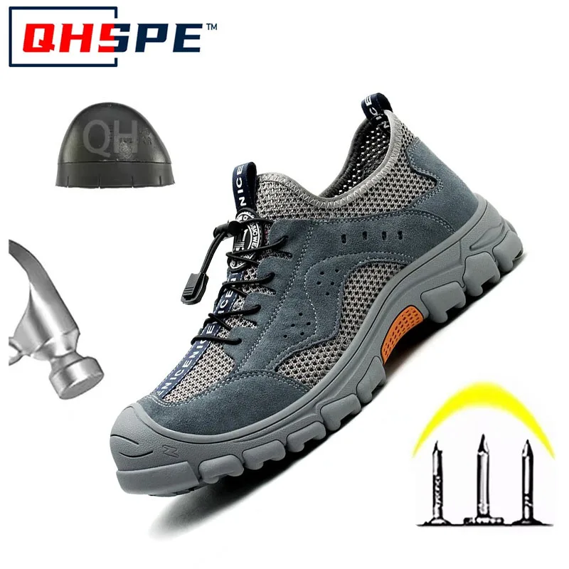 Breathable labor protection shoes steel toe cap anti-smashing anti-puncture men's work safety shoes anti-slip and wear-resistant
Breathable labor protection shoes steel toe cap anti-smashing anti-puncture men's work safety shoes anti-slip and wear-resistant