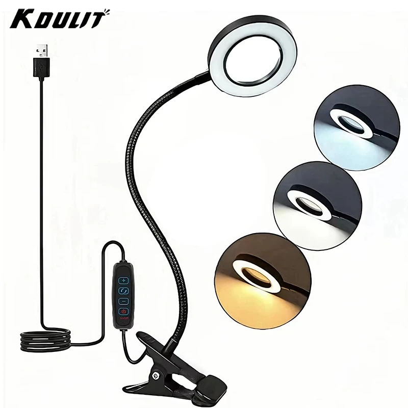 Eye-Caring Clamp Desk Lamp,Reading Light w/48 LEDs & Dimmable Brightness,360° Flexible Gooseneck Study Lamp for Kids Night Light
Eye-Caring Clamp Desk Lamp,Reading Light w/48 LEDs & Dimmable Brightness,360° Flexible Gooseneck Study Lamp for Kids Night Light