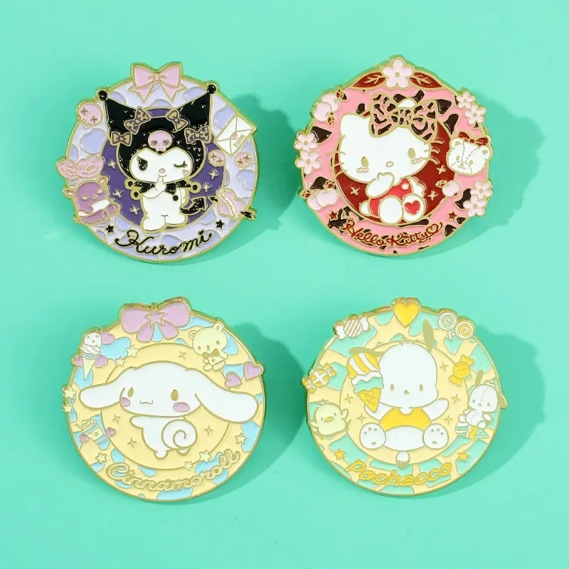 Sanrio Hello Kitty Broochs Anime Action Figures Kuromi Cinnamoroll My Melody Clothings Backpack Decoration Models Children Gifts
Sanrio Hello Kitty Broochs Anime Action Figures Kuromi Cinnamoroll My Melody Clothings Backpack Decoration Models Children Gifts