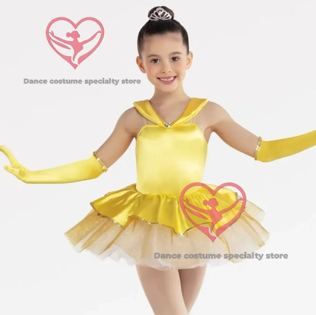 Sunshine Yellow Princess Tutu Ballet Costume with Gloves
Sunshine Yellow Princess Tutu Ballet Costume with Gloves