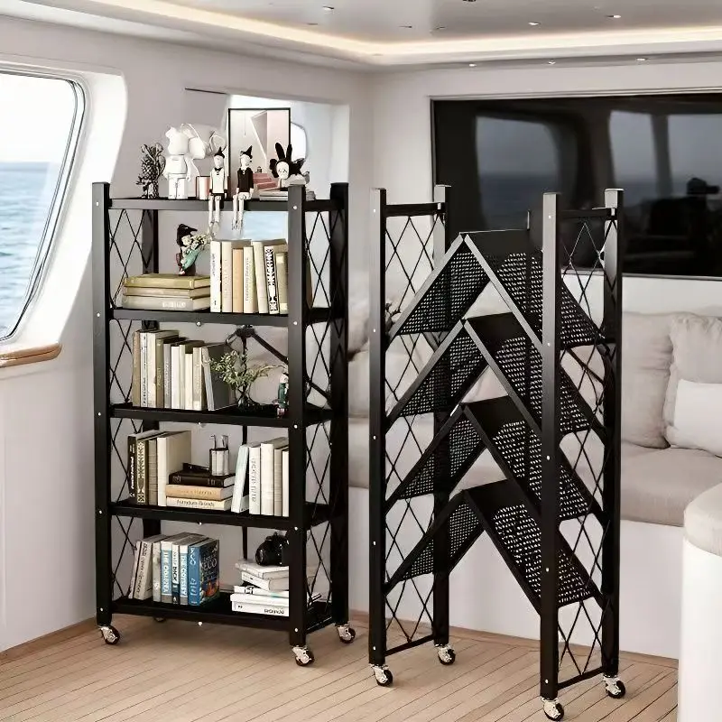 No-install Folding Organizer, Multi-layer Floor Shelf, Practical Storage Rack for Microwave, Kitchen and Balcony Use
No-install Folding Organizer, Multi-layer Floor Shelf, Practical Storage Rack for Microwave, Kitchen and Balcony Use