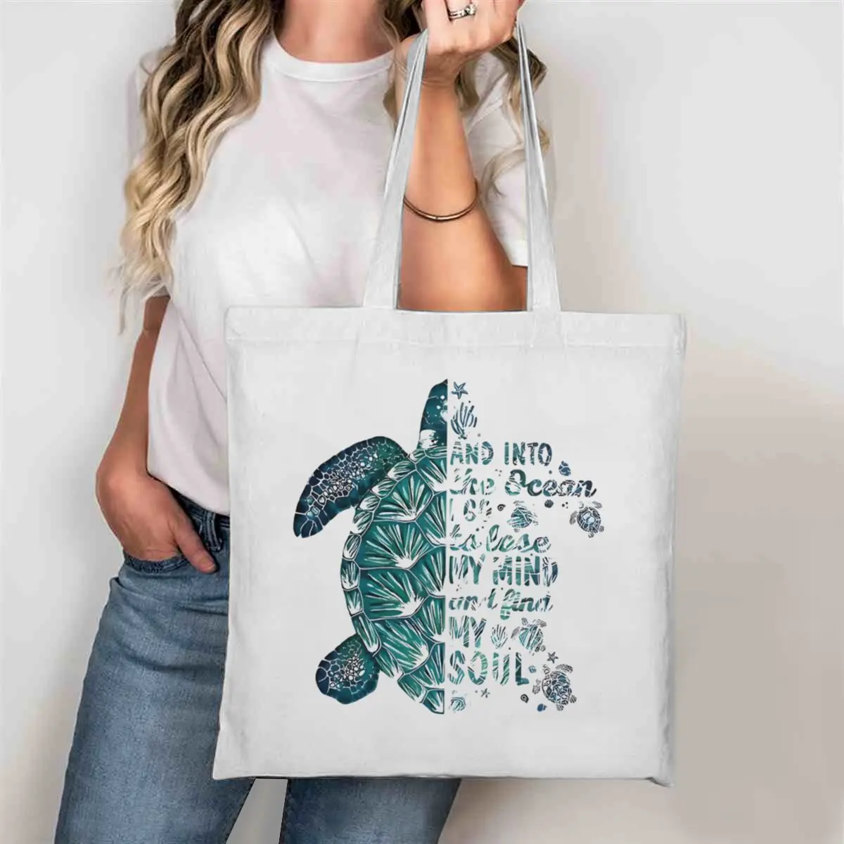 Vintage Sea Turtle Canvas Shoulder Tote Bag Women Men Fun Animal Lover Handbag Gifts
Vintage Sea Turtle Canvas Shoulder Tote Bag Women Men Fun Animal Lover Handbag Gifts