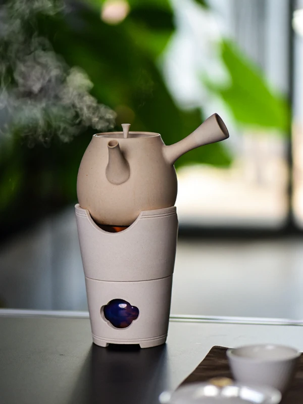 White Cercs Tea Pot with Side Handle for Charcoal And Open Flame Cooking Traditional Chinese Sle Tea Ceremony Tool
White Cercs Tea Pot with Side Handle for Charcoal And Open Flame Cooking Traditional Chinese Sle Tea Ceremony Tool