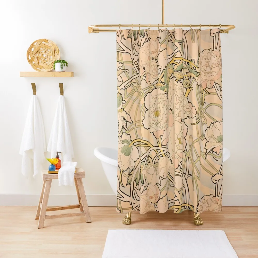 Alfonse Mucha Art Nouveau Peonies Shower Curtain Anime Shower Waterproof Fabric Bathroom Toilet Accessories Bathroom Curtain
Alfonse Mucha Art Nouveau Peonies Shower Curtain Anime Shower Waterproof Fabric Bathroom Toilet Accessories Bathroom Curtain