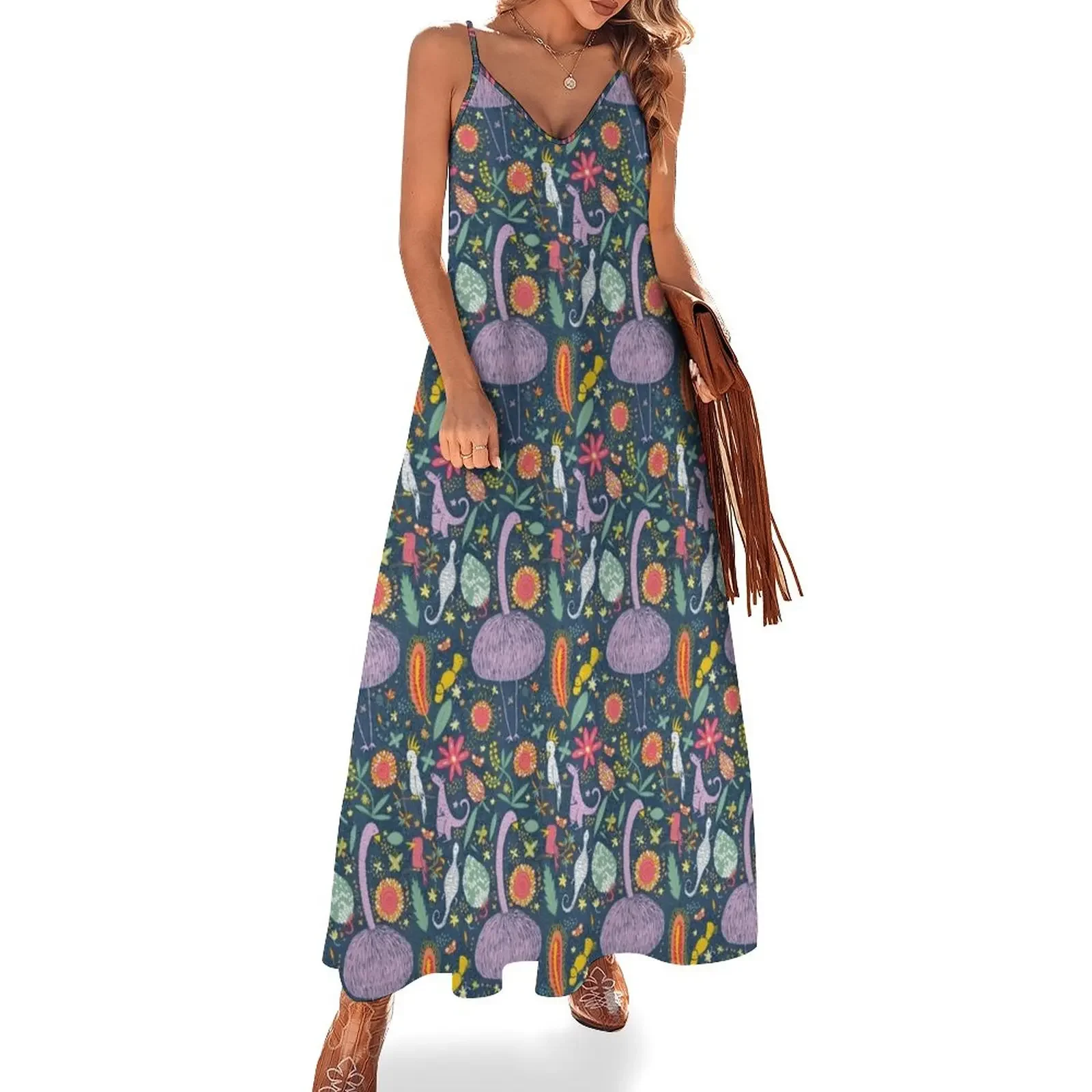 Austrailan flora and fauna Sleeveless Dress Woman dresses Long dresses Dress
Austrailan flora and fauna Sleeveless Dress Woman dresses Long dresses Dress