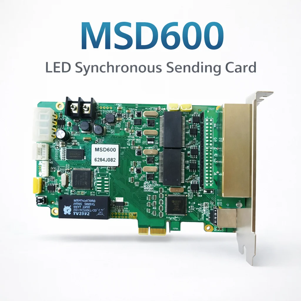 MSD600-1 MSD300-1 LED Sending Card Full Color Synchronous Controller | Upgraded from MSD300
MSD600-1 MSD300-1 LED Sending Card Full Color Synchronous Controller | Upgraded from MSD300