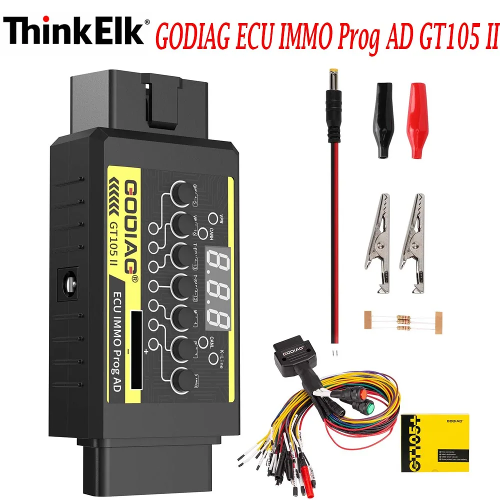GODIAG ECU IMMO Prog AD GT105 II Break Out Box: Коннектор ЭБУ + Универсальный джампер OBD2 с полным протоколом
GODIAG ECU IMMO Prog AD GT105 II Break Out Box: Коннектор ЭБУ + Универсальный джампер OBD2 с полным протоколом