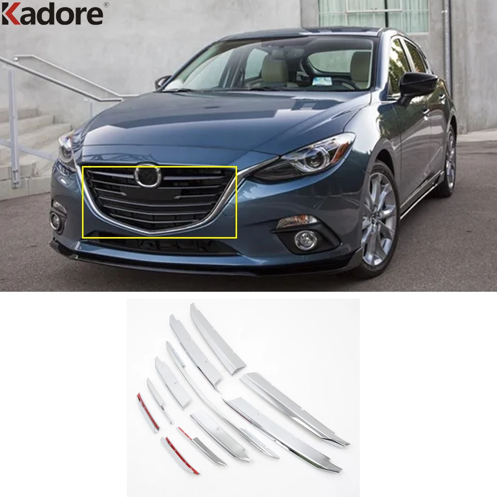 Front Center Grille Grills Cover Trim For Mazda 3 Axela 2014 2015 2016 Chrome Car Head Racing Grill Frame Trims Accessories
Front Center Grille Grills Cover Trim For Mazda 3 Axela 2014 2015 2016 Chrome Car Head Racing Grill Frame Trims Accessories