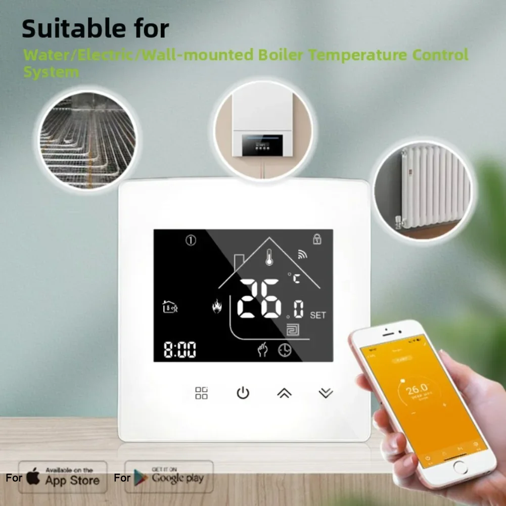 Smart Thermostat Programmable Electric Floor Heating Water Floor Heating For Tuya Wifi Thermostat HVAC Home Improvement
Smart Thermostat Programmable Electric Floor Heating Water Floor Heating For Tuya Wifi Thermostat HVAC Home Improvement