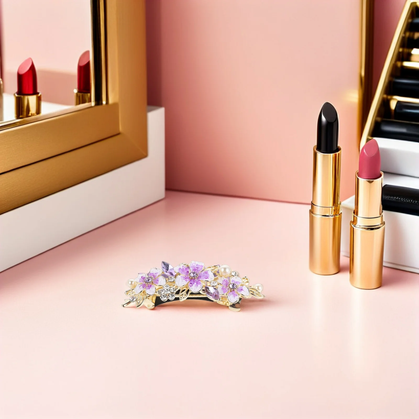 Стильные заколки-крабики для женщин: фиолетовая заколка-цветок со стразами, французский стиль, для причесок-чигон, надежная фиксация, большой размер, для создания необъятного объема
Стильные заколки-крабики для женщин: фиолетовая заколка-цветок со стразами, французский стиль, для причесок-чигон, надежная фиксация, большой размер, для создания необъятного объема