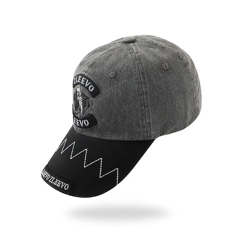 Washed Baseball Cap Contrast Color Men's And Women's Embroidered Peaked Cap Anti-ddos All-matching Sun Hat Japanese Style
Washed Baseball Cap Contrast Color Men's And Women's Embroidered Peaked Cap Anti-ddos All-matching Sun Hat Japanese Style
