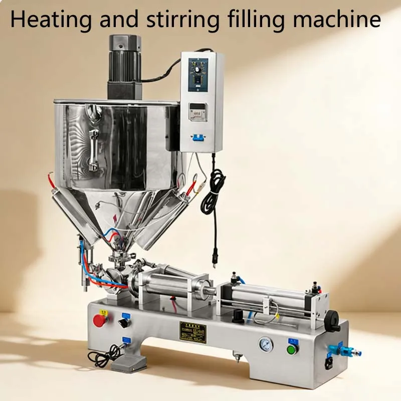 Filling Machine Pneumatic Single Head Heating Stirring Filling Machine For Paste Liquid
Filling Machine Pneumatic Single Head Heating Stirring Filling Machine For Paste Liquid