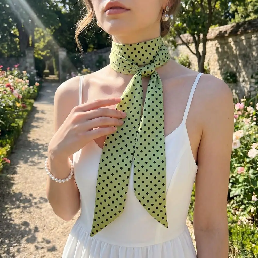 Simple Bow Ties Long Silk Scarf Ice Cream Floral Plaid Scarf Hair Band Printed Long Ribbon Scarves Spring Summer
Simple Bow Ties Long Silk Scarf Ice Cream Floral Plaid Scarf Hair Band Printed Long Ribbon Scarves Spring Summer