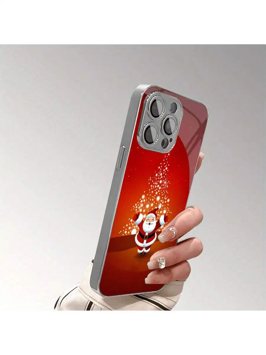 Shiny Red Santa Claus Electroplated Glass Phone Case Full Coverage Anti-Drop For iPhone 16 Pro Max 15 Pro 14 Pro 13 Pro
Shiny Red Santa Claus Electroplated Glass Phone Case Full Coverage Anti-Drop For iPhone 16 Pro Max 15 Pro 14 Pro 13 Pro