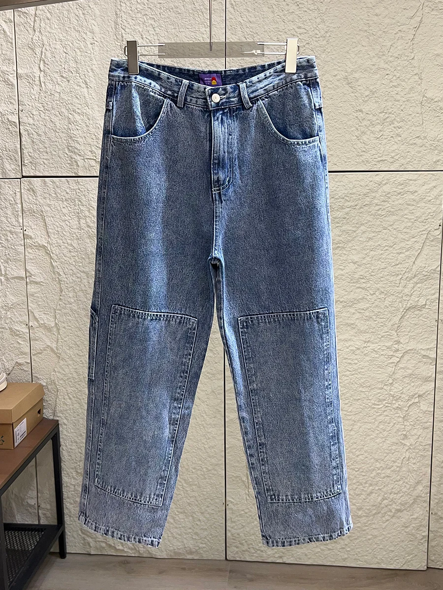 Retro Washed Cotton Work Trousers Straight Leg Loose Fit Men's Autumn Jeans Casual Comfortable Retro Style Non-Stretch
Retro Washed Cotton Work Trousers Straight Leg Loose Fit Men's Autumn Jeans Casual Comfortable Retro Style Non-Stretch