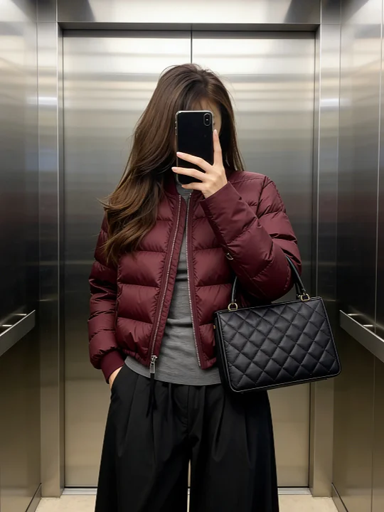 Korean Sle Thiened Warm Cotton Jaet ort Size Small Cotton Coat Winter Clothes Filling Cotton Outerwear Zipper Closure
Korean Sle Thiened Warm Cotton Jaet ort Size Small Cotton Coat Winter Clothes Filling Cotton Outerwear Zipper Closure