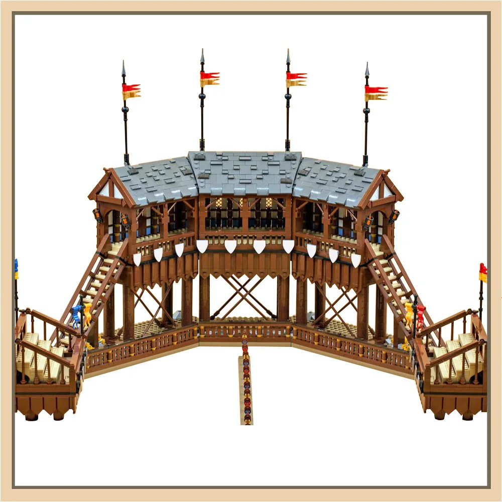MOC-152408 Building Blocks House Medieval Tournament venue Medieval building blocks Model Creative gift Building blocks Display
MOC-152408 Building Blocks House Medieval Tournament venue Medieval building blocks Model Creative gift Building blocks Display