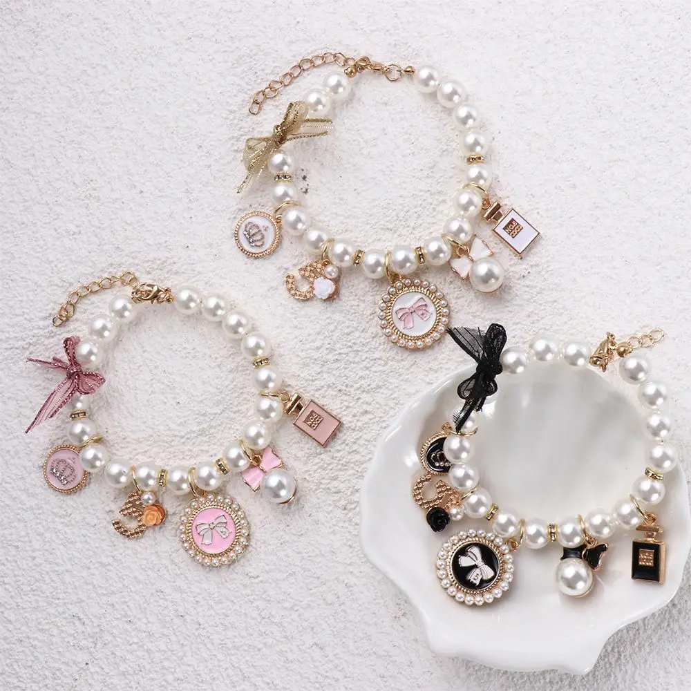 Wedding Jewelry Stuff Pink Puppy Accessories Dog Chain Pearl Rhinestone Cat Jewelry Bow Collar Pet Collars Necklace
Wedding Jewelry Stuff Pink Puppy Accessories Dog Chain Pearl Rhinestone Cat Jewelry Bow Collar Pet Collars Necklace