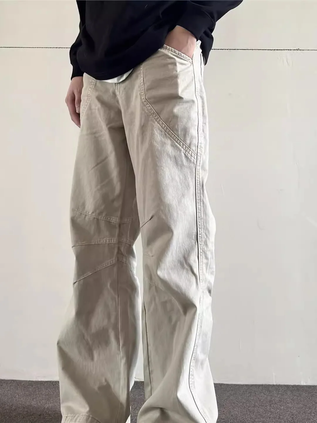 American Retro Workwear Jeans Loose Casual Pants Spring Autumn High Waist Bell Bot for Men And Women Vintage Sle
American Retro Workwear Jeans Loose Casual Pants Spring Autumn High Waist Bell Bot for Men And Women Vintage Sle