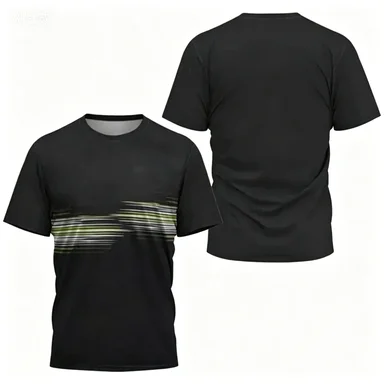 Summer Quick Drying Breathable Dynamic Striped Short Sleeved T-shirt Running Fitness Casual Top
Summer Quick Drying Breathable Dynamic Striped Short Sleeved T-shirt Running Fitness Casual Top