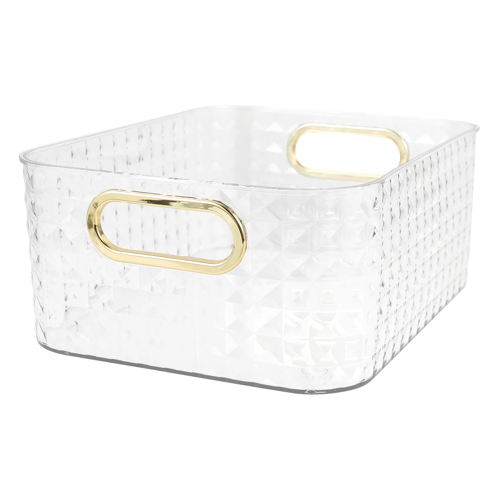 Diamond Pattern Storage Basket Large Capacity ABS PET Stackable Lightweight Snack Holder Pantry Bins Home Basket Food ganizer
Diamond Pattern Storage Basket Large Capacity ABS PET Stackable Lightweight Snack Holder Pantry Bins Home Basket Food ganizer