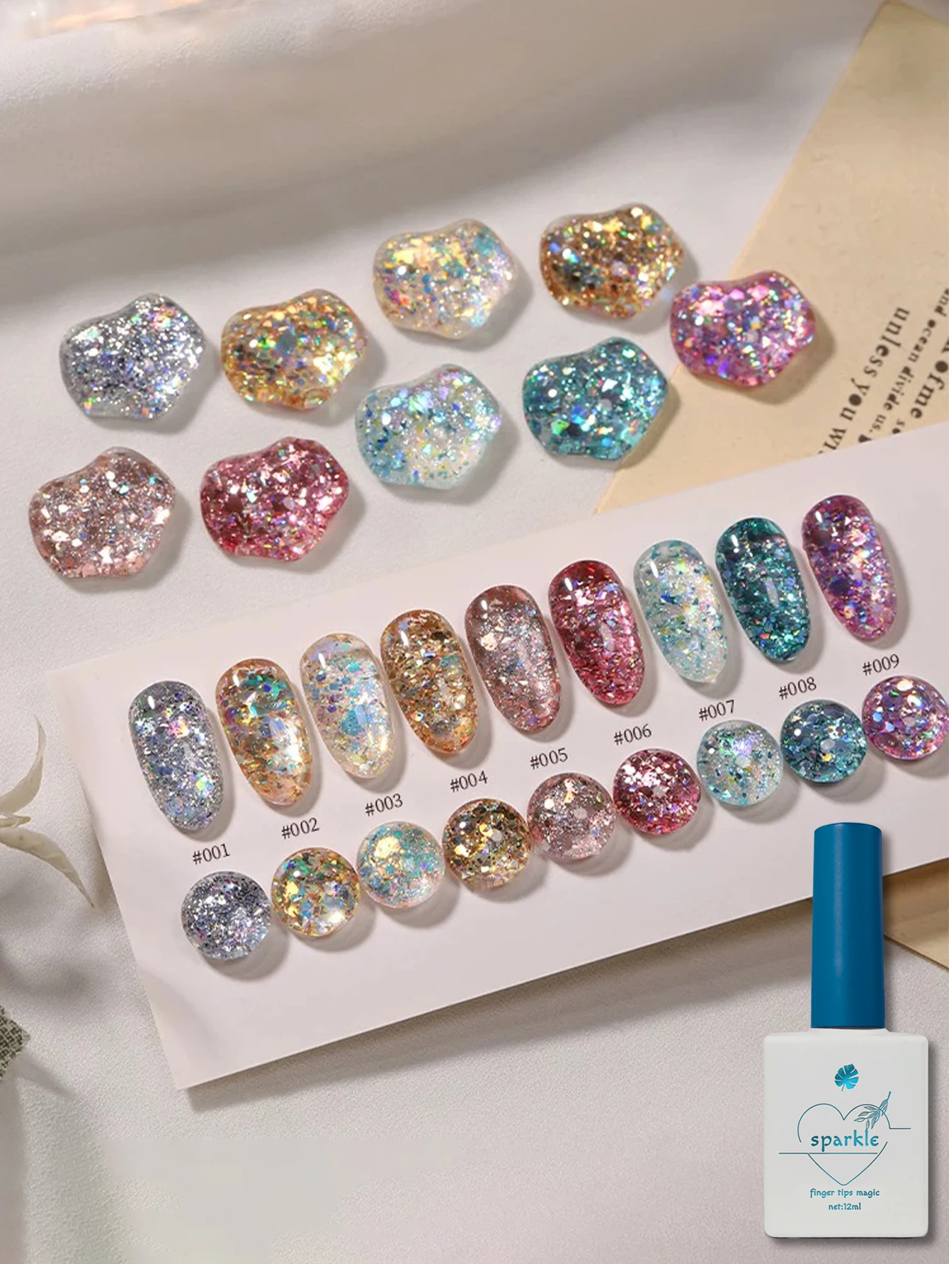 1-9 PCS 12ML Pet to Heaven Series Sequin Gel Nail Polish 2025 Summer Elf Flash Whitening Colorful Sequin Nail Art Supplies
1-9 PCS 12ML Pet to Heaven Series Sequin Gel Nail Polish 2025 Summer Elf Flash Whitening Colorful Sequin Nail Art Supplies