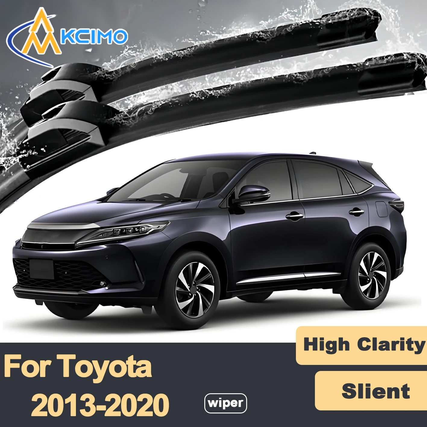 Premium Rubber Durable Silent Windshield Wiper Blades 2pcs for Toyota Harrier XU60 2013-2020 Front Wiper Blades Set
Premium Rubber Durable Silent Windshield Wiper Blades 2pcs for Toyota Harrier XU60 2013-2020 Front Wiper Blades Set