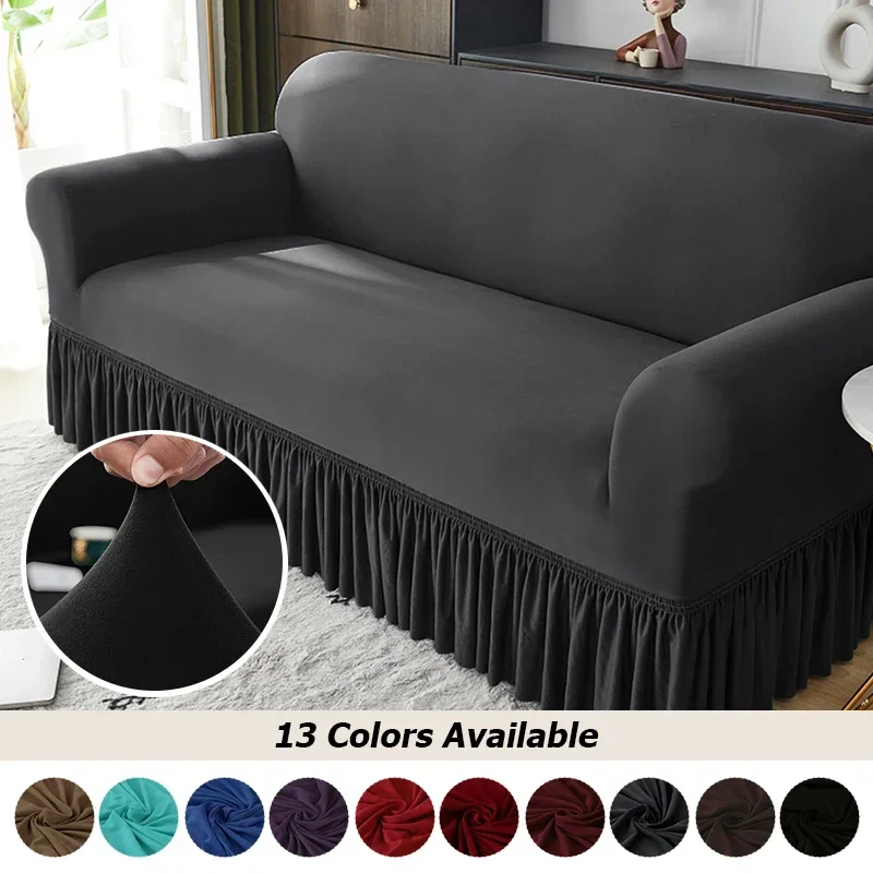 Sofa Cover for Living Room 1 Piece Solid Color Elastic Sofa Cover Corner Couch Cover Armchair Protector 1/2/3/4 Seater
Sofa Cover for Living Room 1 Piece Solid Color Elastic Sofa Cover Corner Couch Cover Armchair Protector 1/2/3/4 Seater