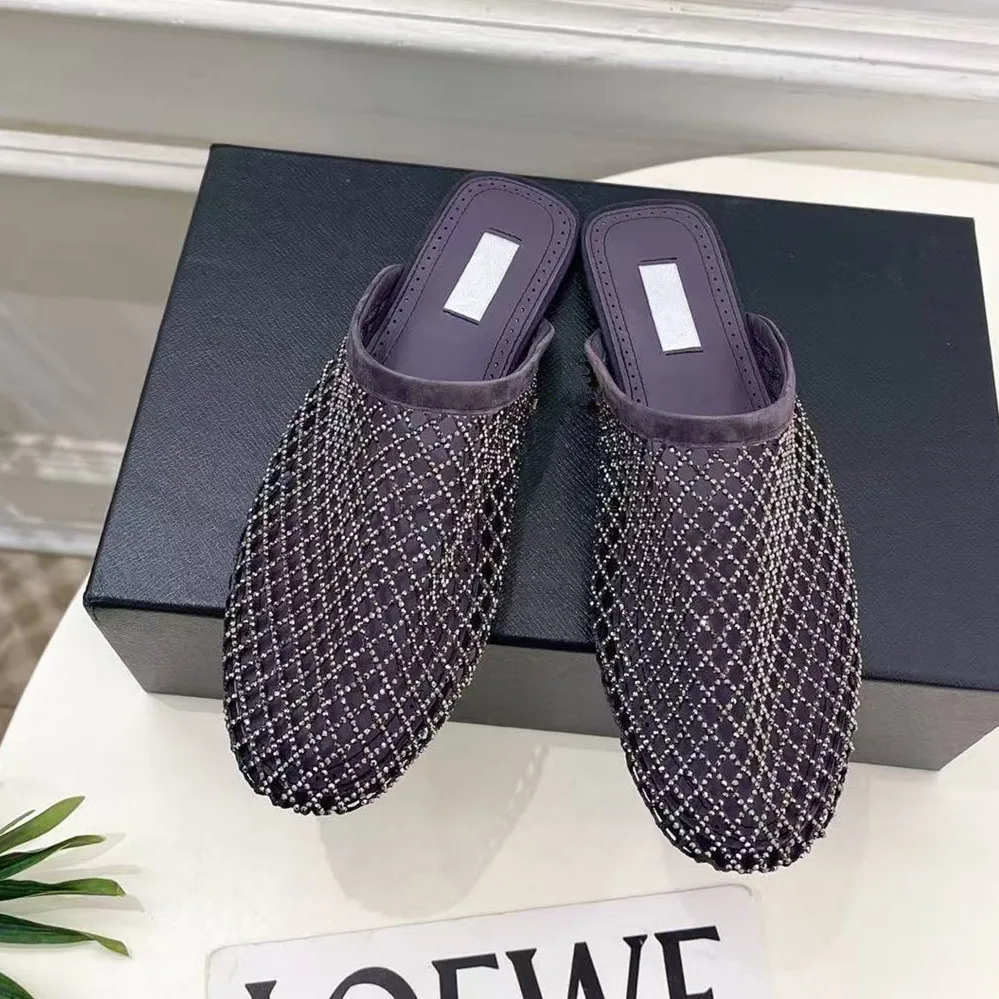 2026 Spring/Summer New Knitted Baotou Half Slippers for Women, Fashionable, Versatile, Lightweight, One Step Lazy Casual Fishing
2026 Spring/Summer New Knitted Baotou Half Slippers for Women, Fashionable, Versatile, Lightweight, One Step Lazy Casual Fishing